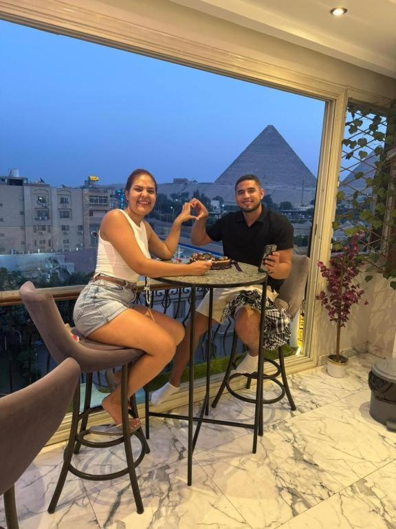 Unique Pyramids Boutique Inn Kafret el-Gabal Esterno foto